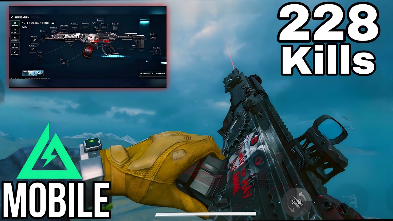 228 KILLS WITH THE BEST LOAD OUT FOR KC_17 IN DELTA  FORCE MOBILE!