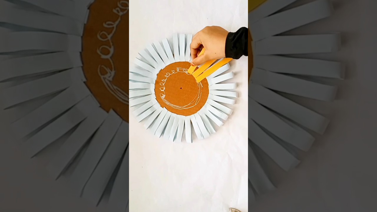 Easy Paper Wall Hanging Craft Ideas #Shorts #Asma creation