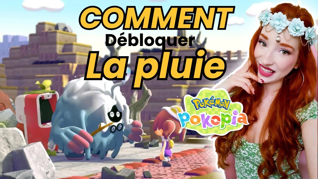 POKÉMON POKOPIA -COMMENT faire TOMBER LA PLUIE avec Ramoloss et DÉBLOQUER ONYX ! Switch 2