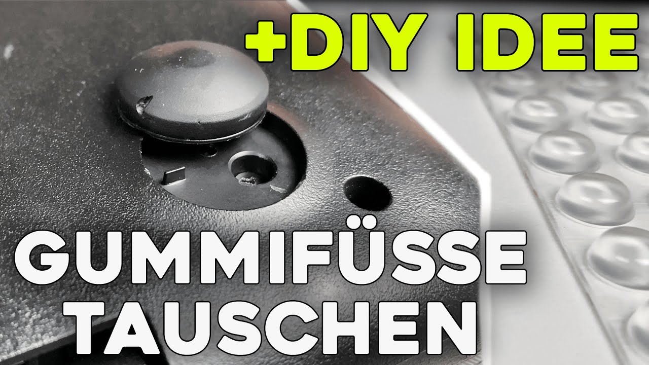 Gummifüße am Notebook wechseln + Do-It-Yourself Idee