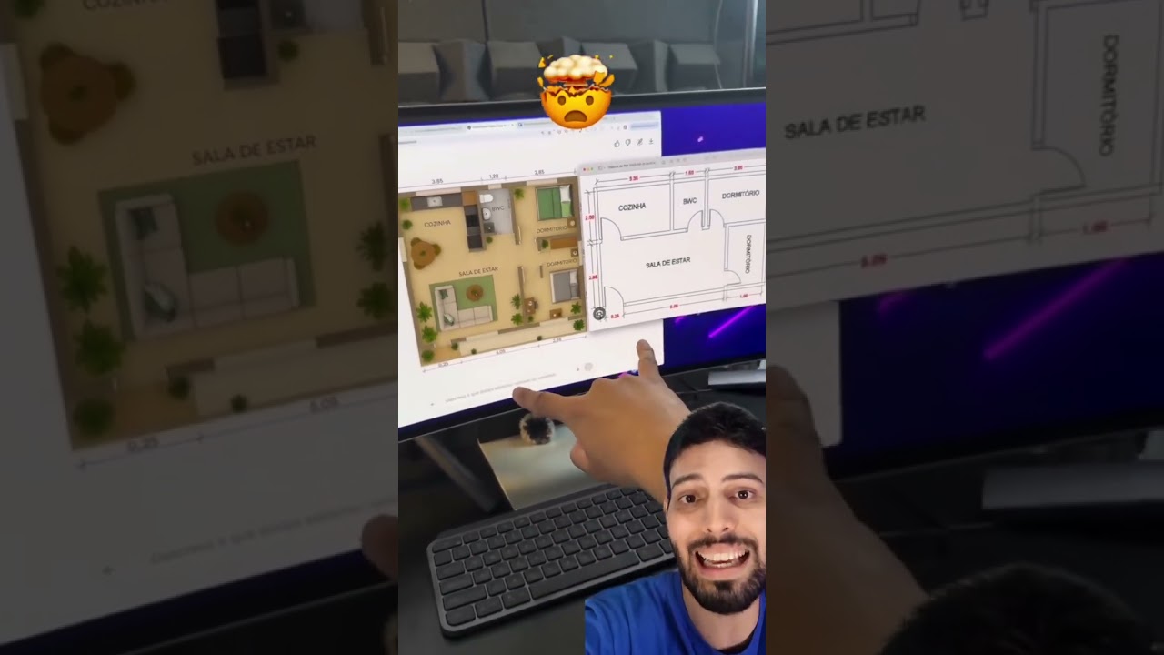 A IA Cria Sua Casa em 3D! Isso T&aacute; Incr&iacute;vel!