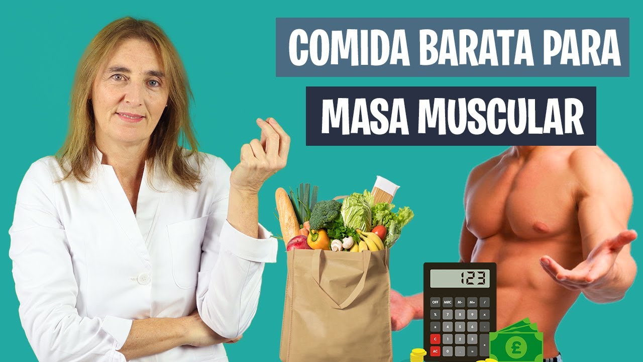 ALIMENTOS BARATOS para AUMENTAR MASA MUSCULAR | Dieta para aumentar músculo | Nutrición deportiva