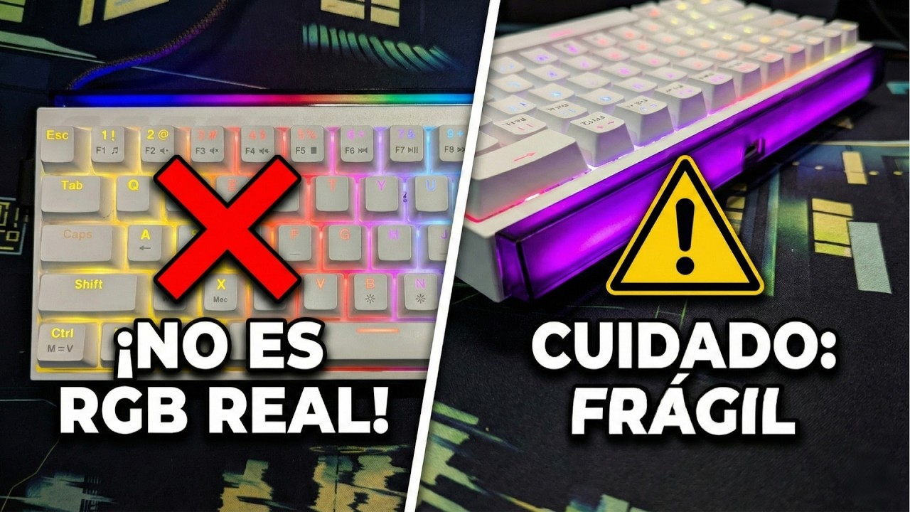 Ajazz NK68: Lo que NADIE te dice de este teclado 65% (Review Honesta)