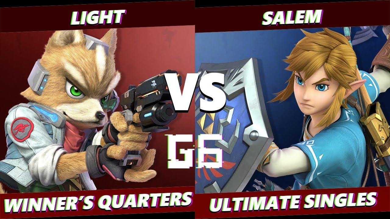 Glitch 6 SSBU -  Light (Fox) VS  Liquid MVG | Salem (Link) Smash Ultimate Winner's Quarters