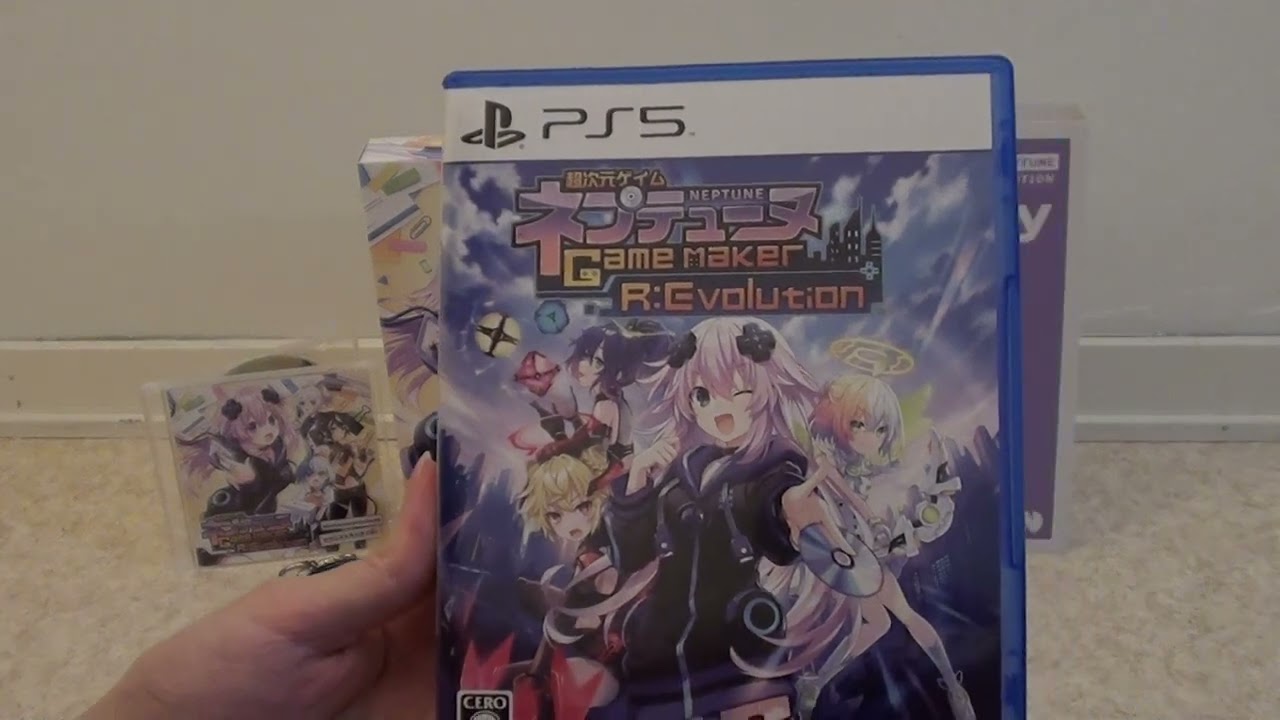 Hyper Dimension Neptune GameMaker R:Evolution - Victory Special Edition unboxing - ASMR