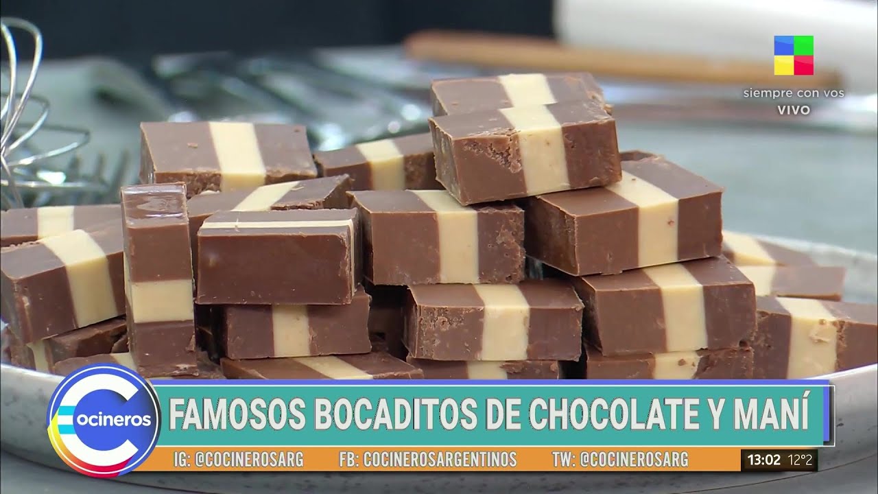 🍫 Bombones de Chocolate y Maní: Receta de MARROC Casero en Cocineros Argentinos 😍