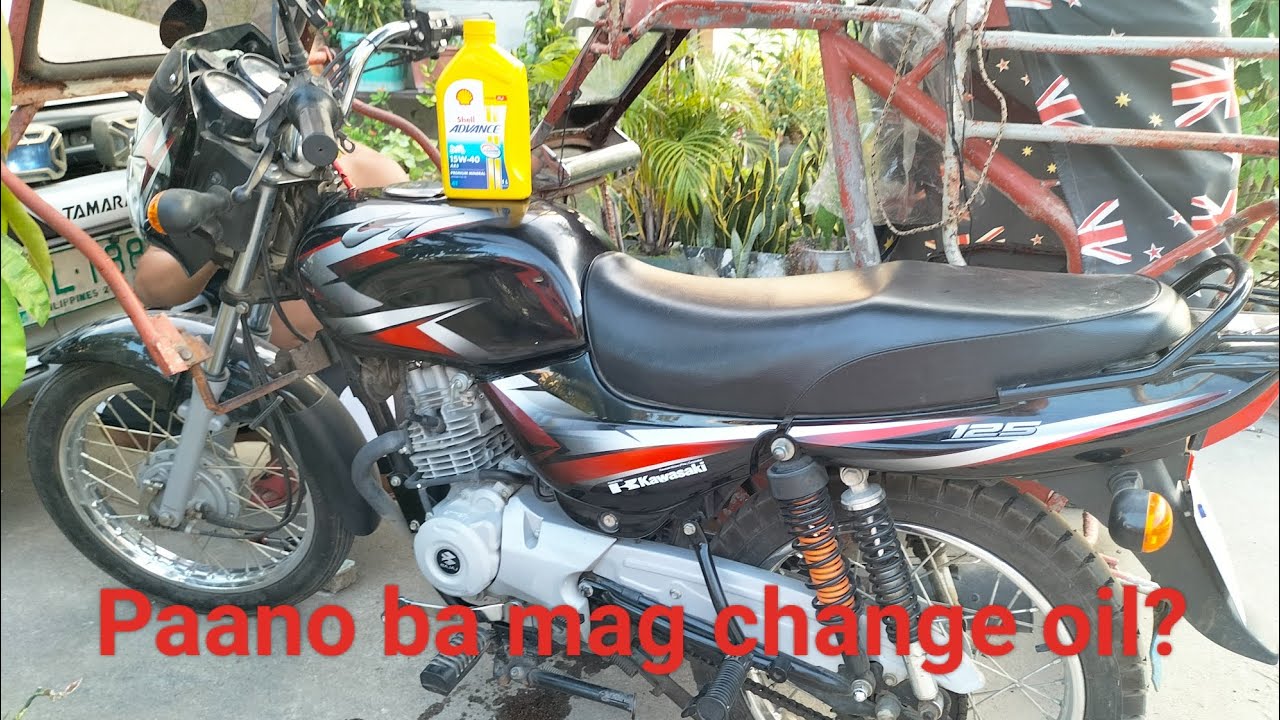 KAWASAKI CT125 (BAJAJ) PAANO I- DIY CHANGE OIL?