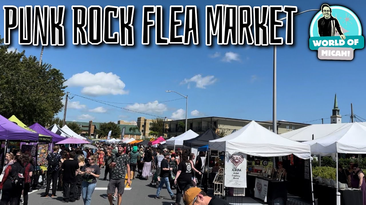 Punk Rock Flea Market | Lakeland Florida | Incredible Free Event with Music, Food & More! 4K