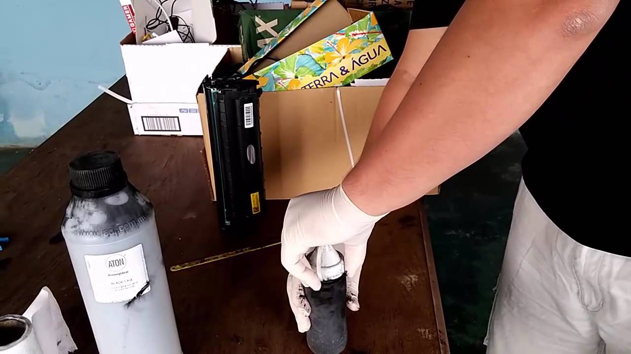 Como recarregar tonner sem precisar abrir - Fácil