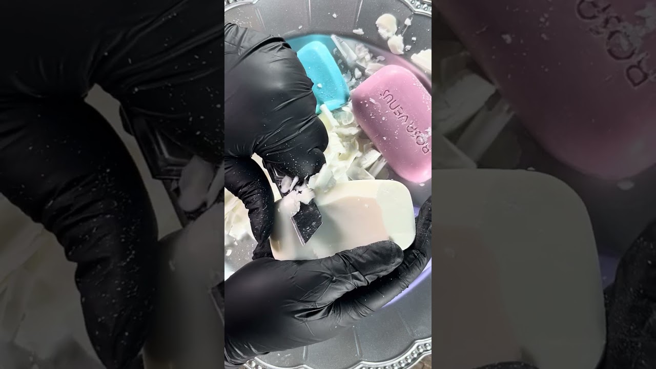 🧼✨ Safeguard Semi-Dry Soap Fun ✨🫧This texture is ELITE and I can prove it 👀