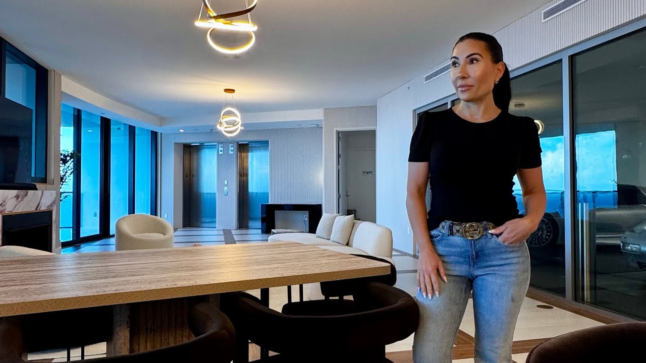 Renting Miami 🖤 Step Inside This $30K Furnished Ultra Luxury Apartment at Porsche Design Tower 