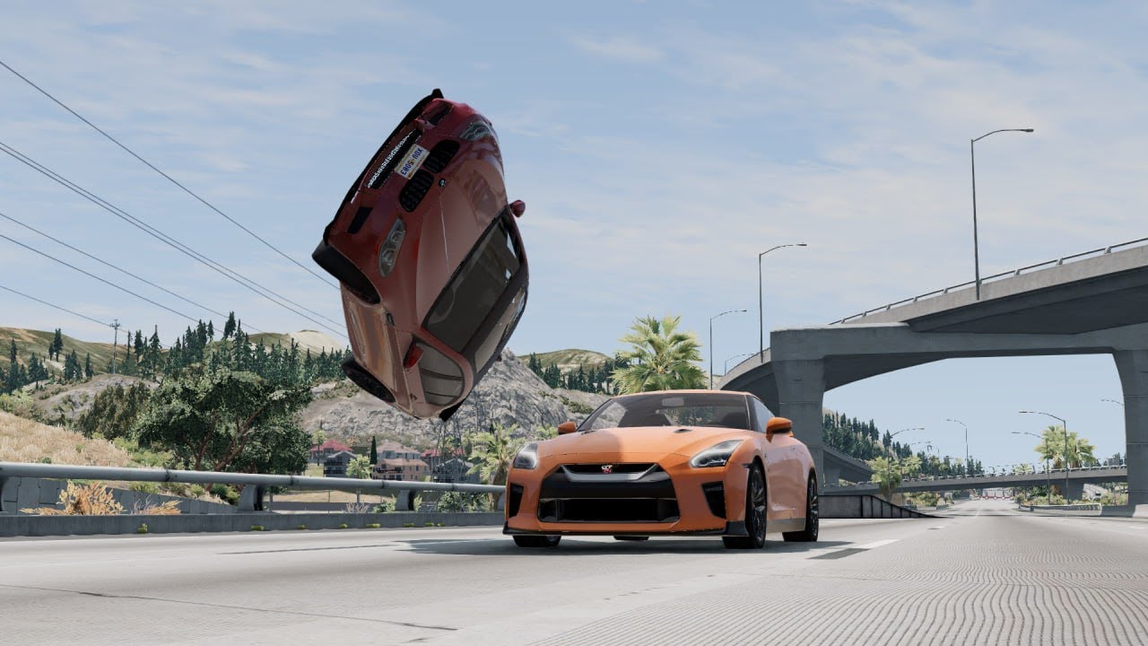 Awesome Car Crashes Compilation #7 - BeamNG.Drive | BOB CRASH
