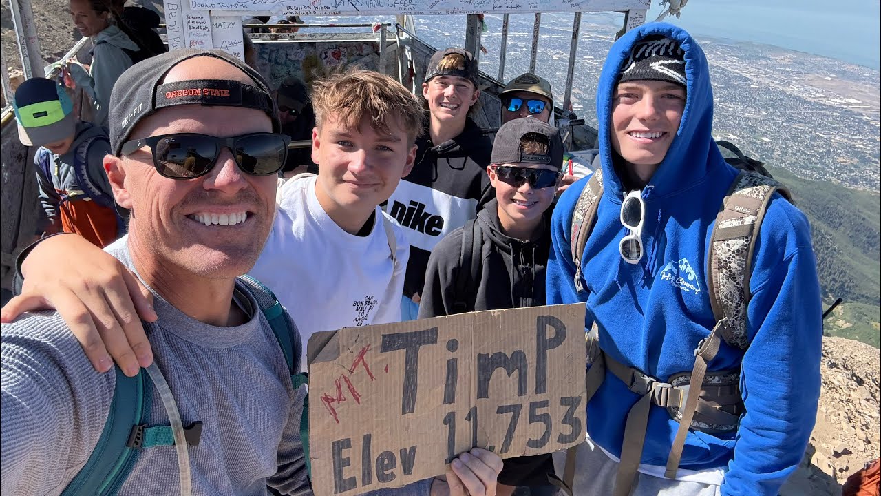 Hiking Mt Timpanogas as Priest Quorum 