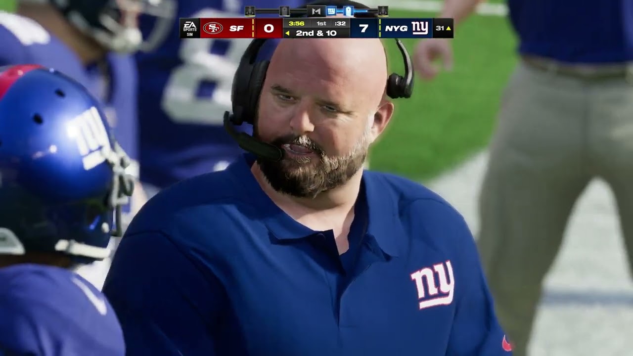 Madden NFL 24 Gameplay: San Francisco 49ers vs New York Giants - (Xbox Series X) [4K60FPS]