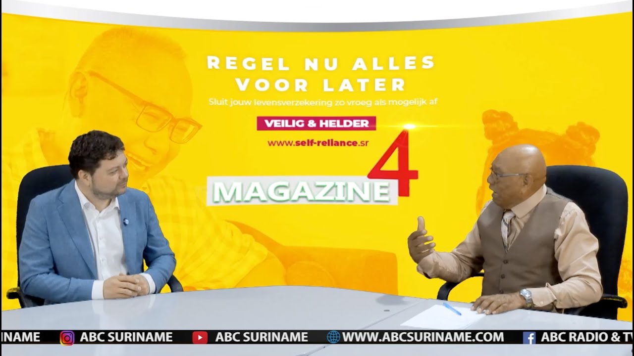 Kemal Rijken bij ABC Suriname over staatsbezoek koning Willem-Alexander