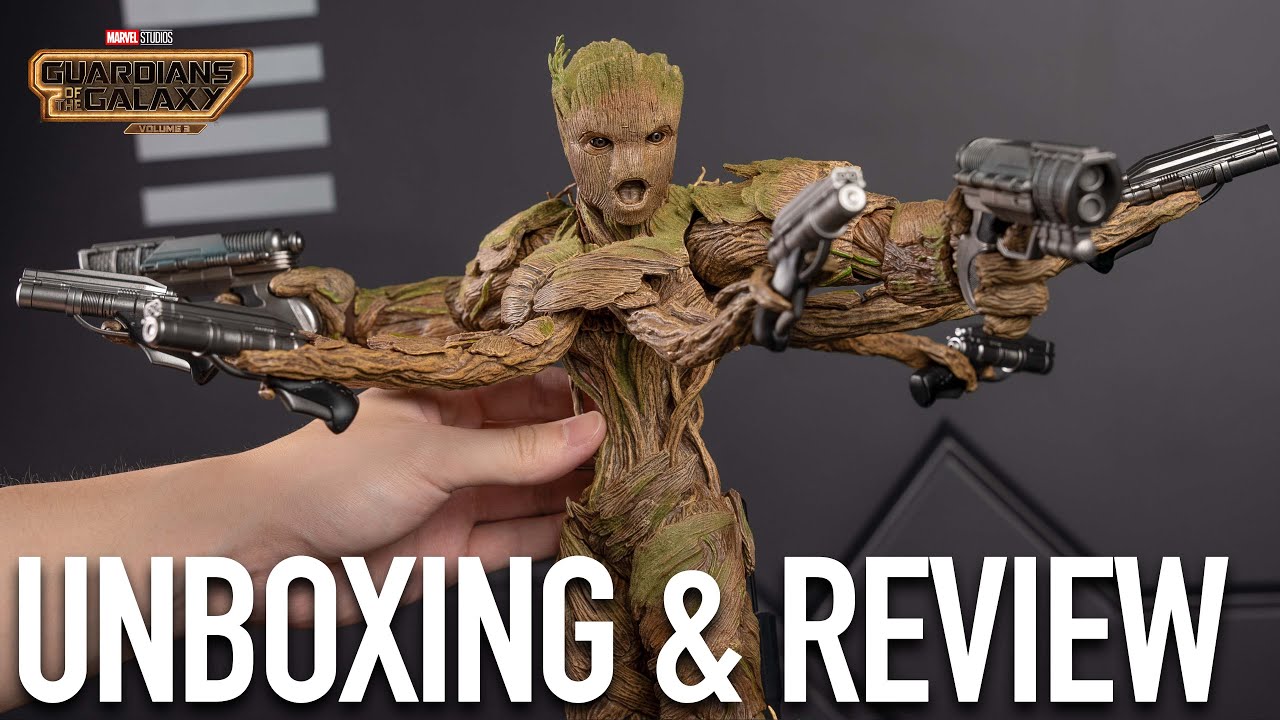 Распаковка и обзор Стражей Галактики 3. Грут Deluxe Edition от Hot Toys