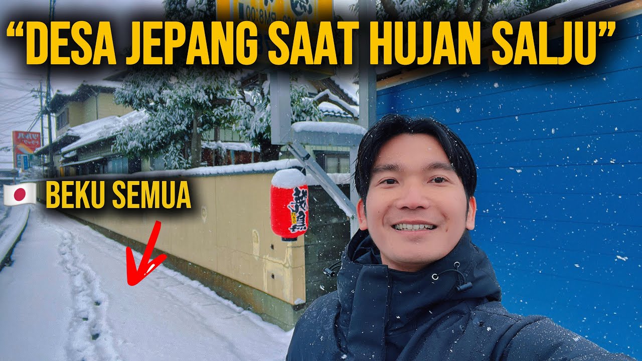 BELANJA DI TENGAH HUJAN SALJU DI JEPANG! ❄️ Orang Indo Bisa Tahan?