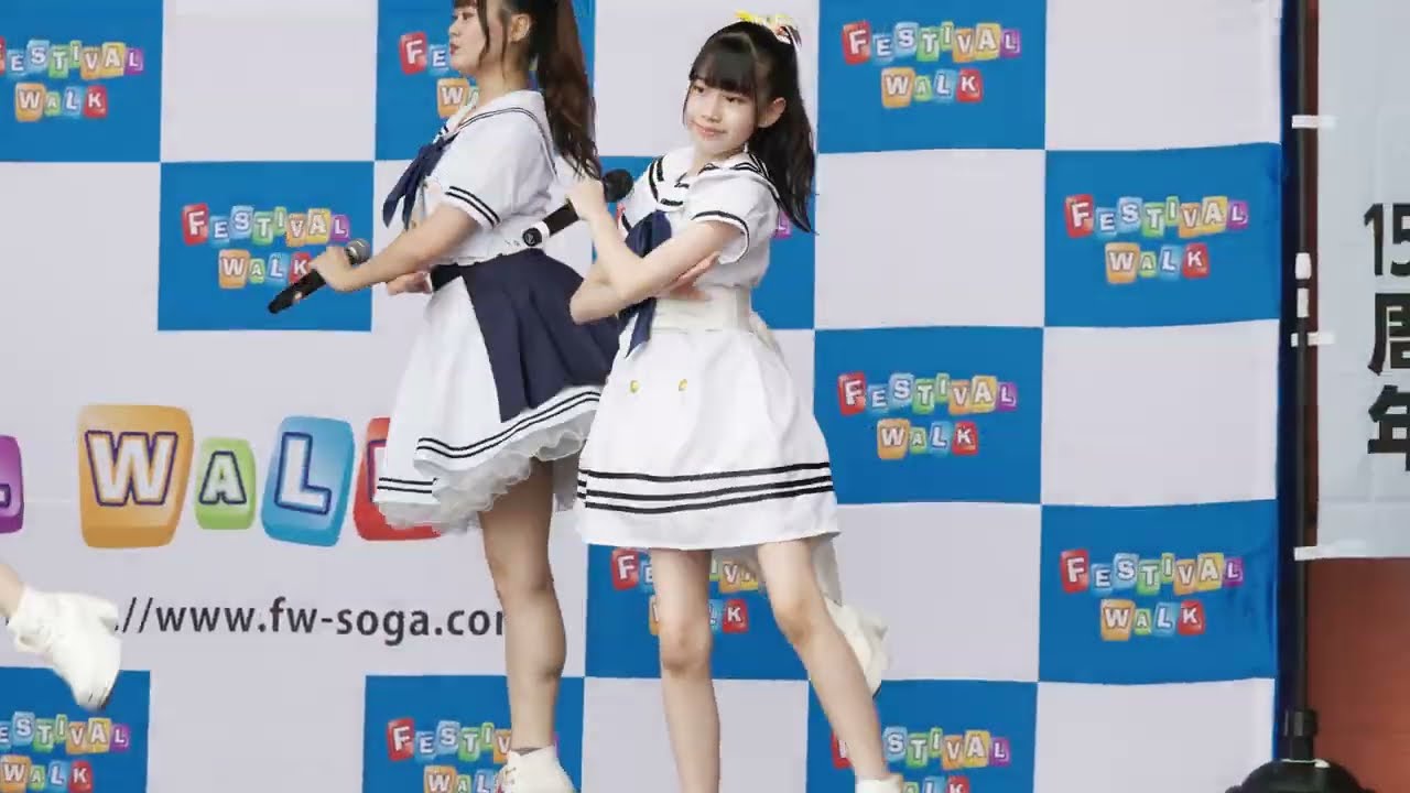 船橋ひまわり娘 23/6/11 ゆに CBA CHIBAIDOLFES フェスティバルウォーク蘇我 c