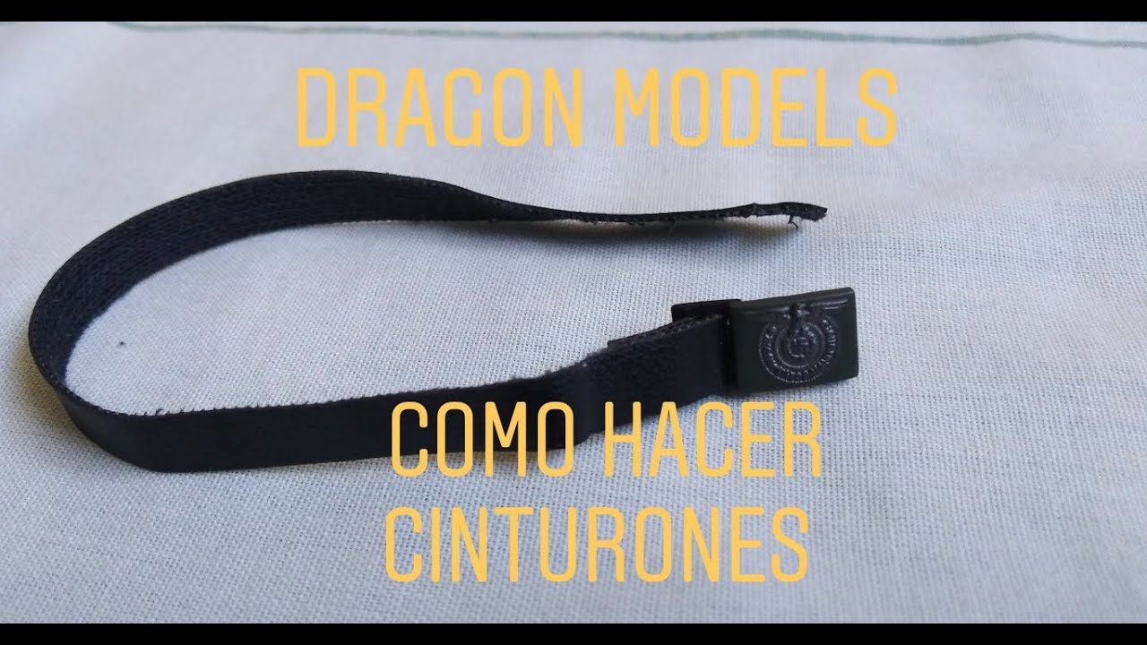 COMO HACER CORREAS PARA FIGURAS DE ACCION 1/6