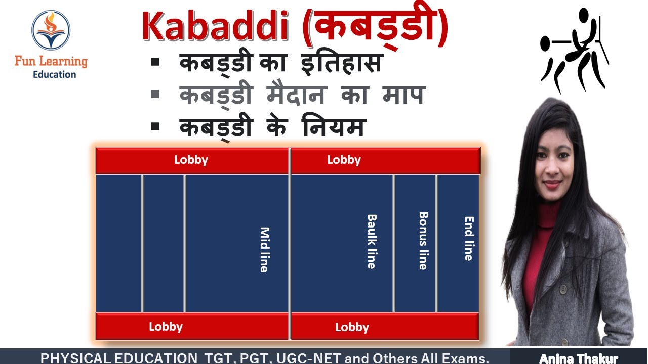 Kabaddi rules in Hindi | Measurement of Kabaddi Court | History of kabaddi