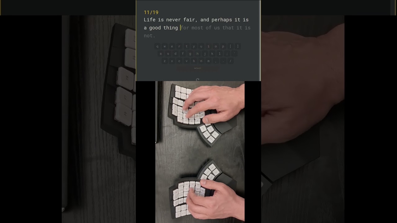 Glove80 - 1 week - Split Keyboard  #glove80