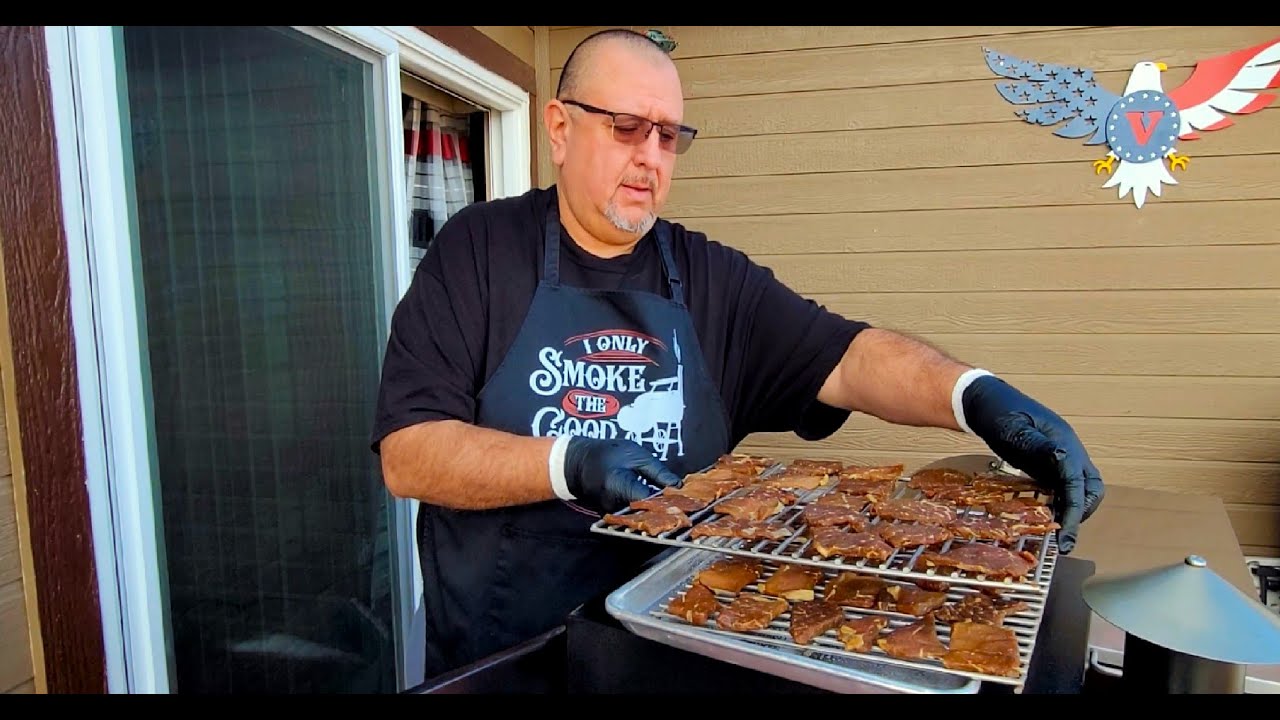 First Time Making Jerky - First Use of My New RECTEQ SMOKEBOX