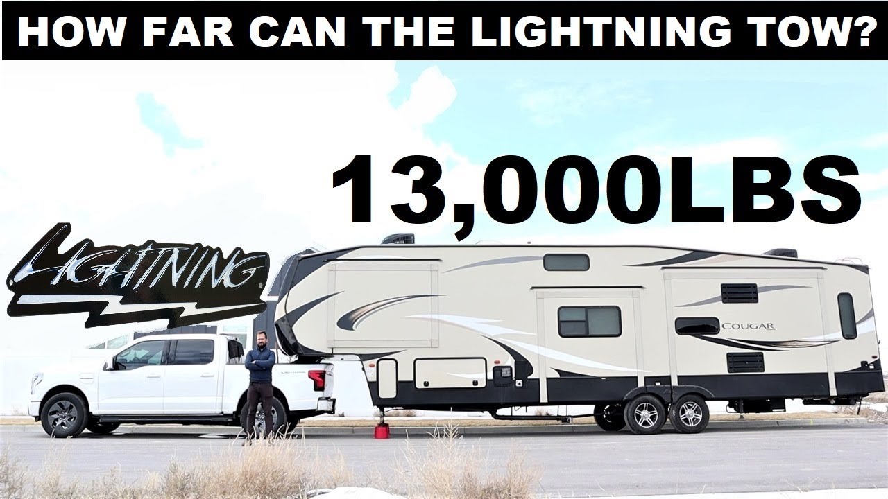 Тест на буксировку Ford F-150 Lightning 2023 года: как далеко может ударить молния при буксировке?