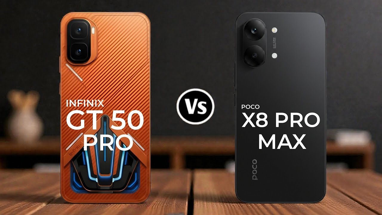 Infinix GT 50 Pro 5G Vs Poco X8 Pro Max 5G 