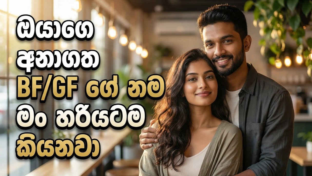 ඔයාගේ අනාගත GF / BF ගේ නම මම හරියටම කියනවා 