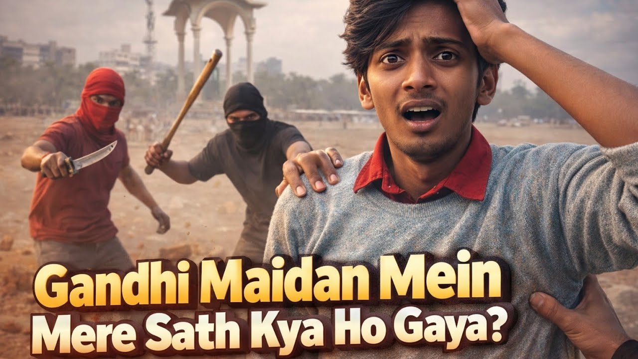 Aaj Gandhi maidan mein mere Sath Kya hua ☹️😱 #mikneshvlog 
