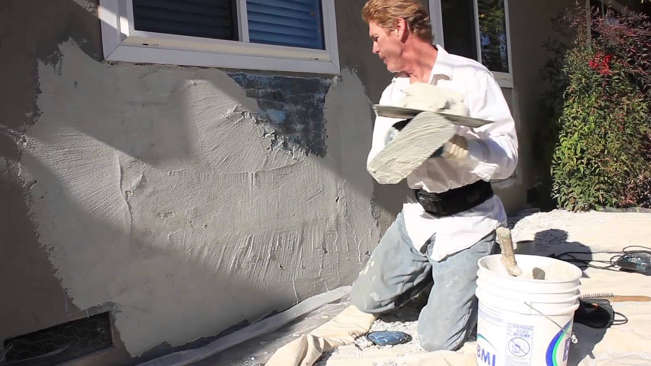 Fix ugle stucco patches.