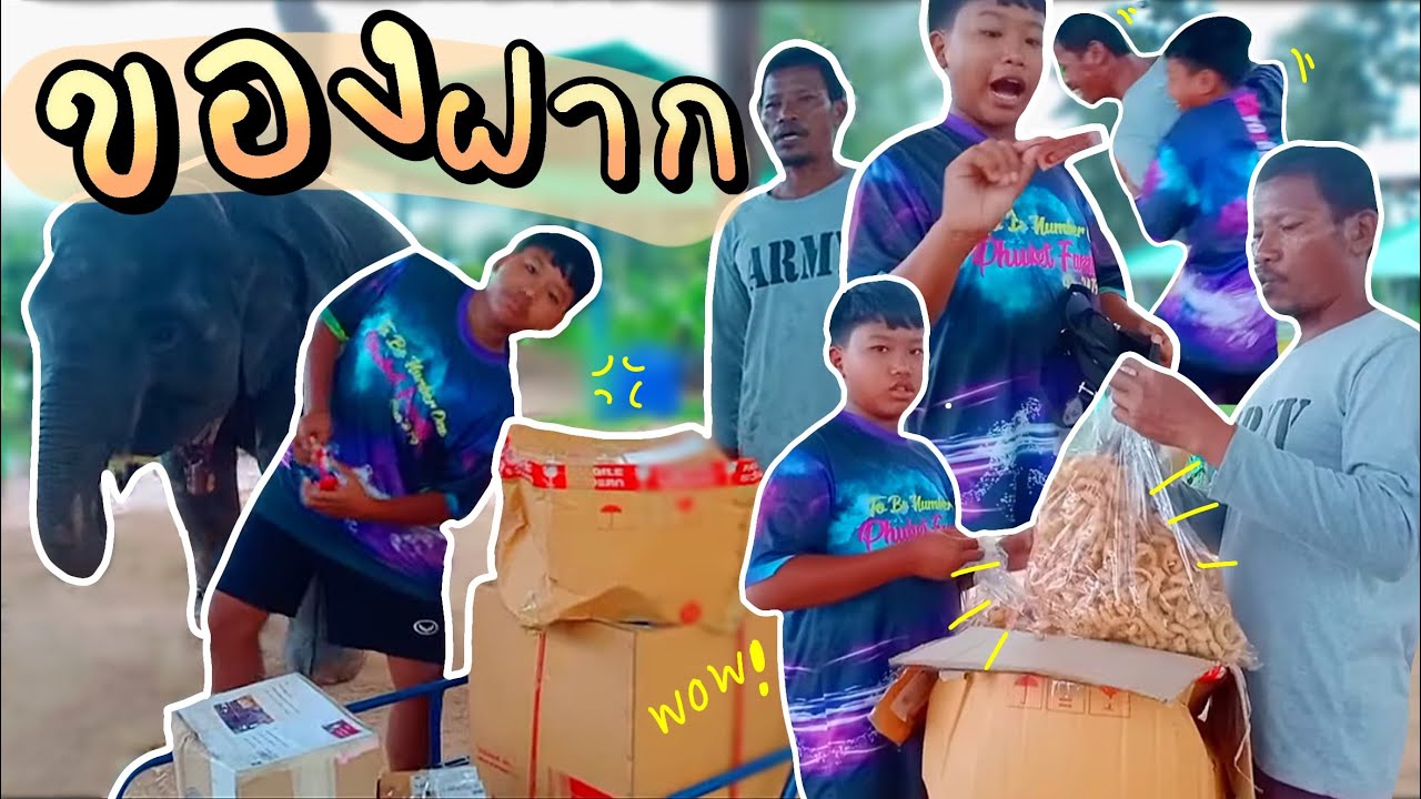 แกะของฝาก เต็มคันรถ‼️ พ่ออู๊ดพี่ป้ายแย่งกัน ฮามากกก ได้ของฝากทุกคน |พัง อุ้มบุญ