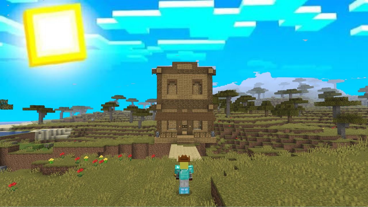 ik bouw mijn eerste cowboy huis (BuurtjesCraft #2 2)