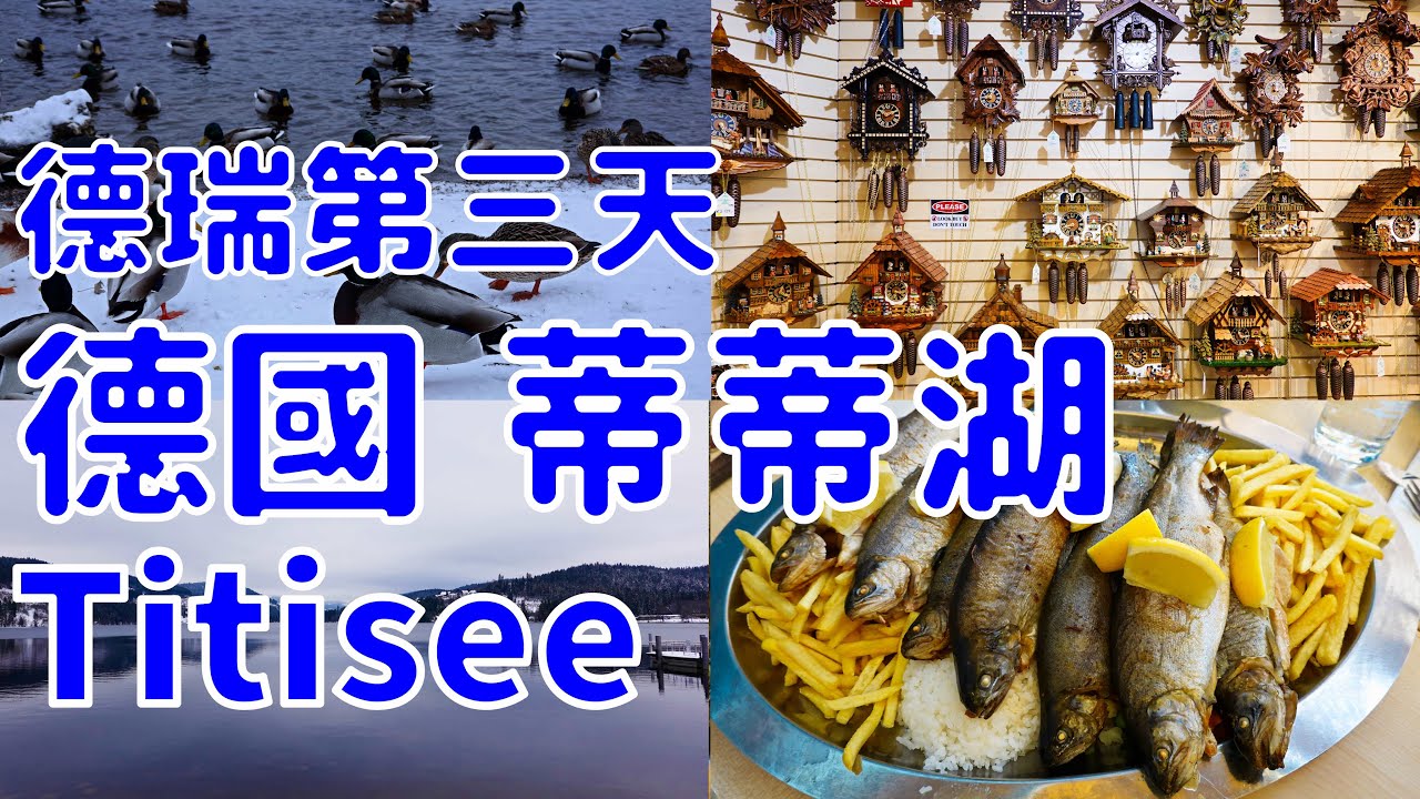[德瑞2023][EP.5] 到德國黑森林的蒂蒂湖 吃烤鱒魚 | Titisee | 德國/蒂蒂湖