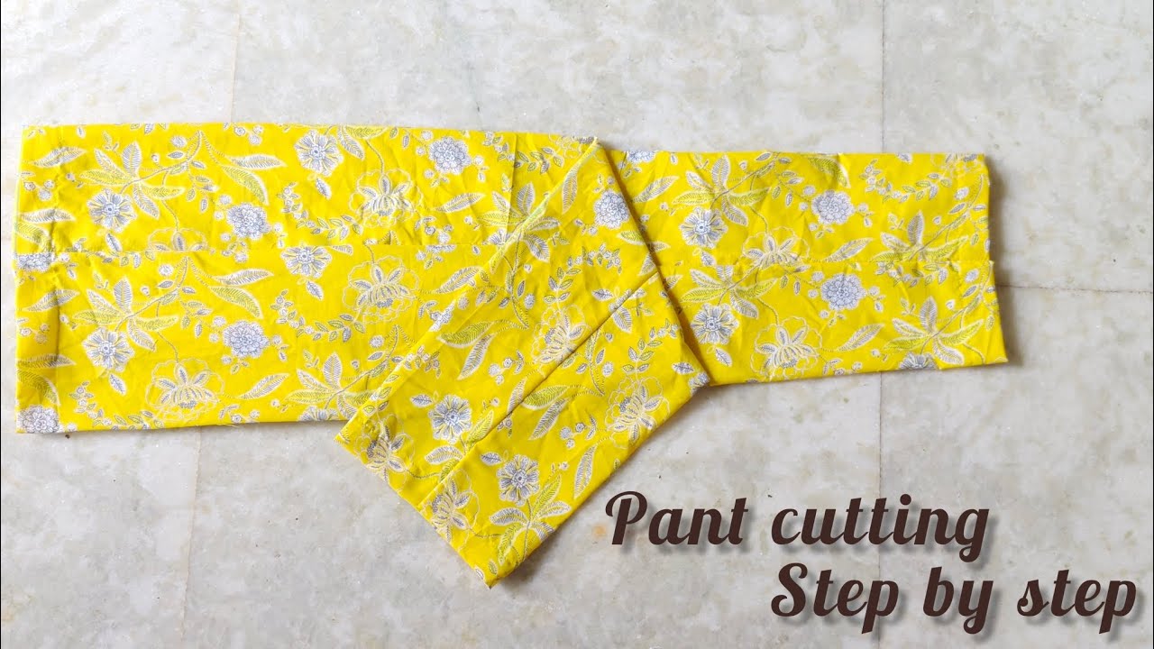 Pant cutting and stitching | easy way to cut pant step by step #pant # pantcutting 