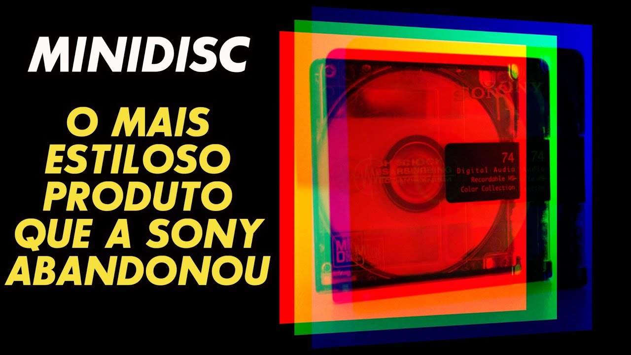 MINIDISC: A INCRÍVEL JORNADA DA SONY NO FORMATO MUSICAL DOS 90! MD E O FUTURO DO PASSADO!