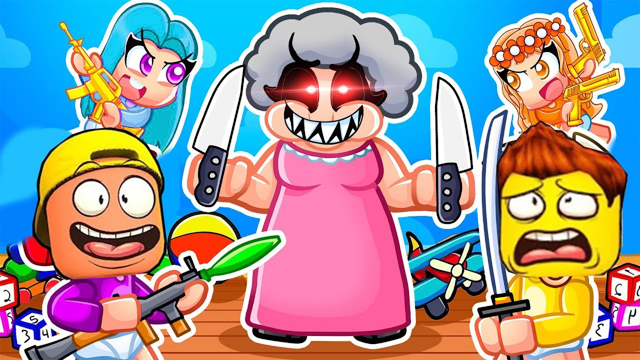 WECKE NICHT die böse OMA in Roblox!