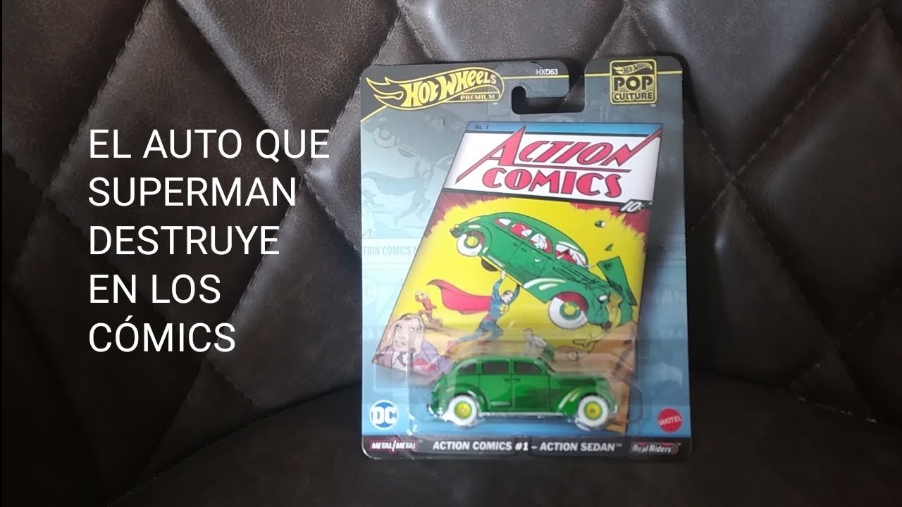 Action Sedan Superman Hotwheels reseña