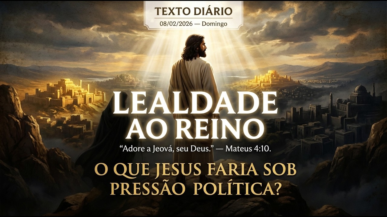 TEXTO DIÁRIO — 08/02/2026 | Como ter CORAGEM para ser NEUTRO em um mundo dividido?