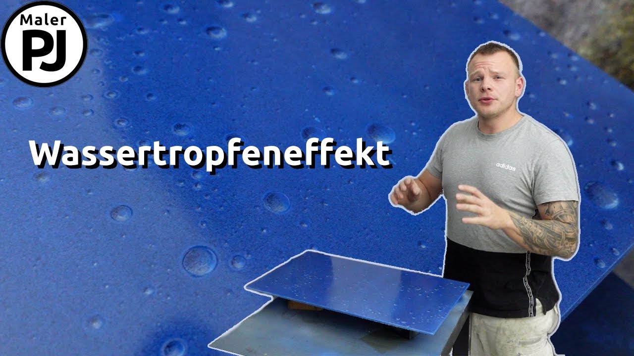 WASSERTROPFENEFFEKT mit Spraydosen | Tutorial | Patrick Zeller
