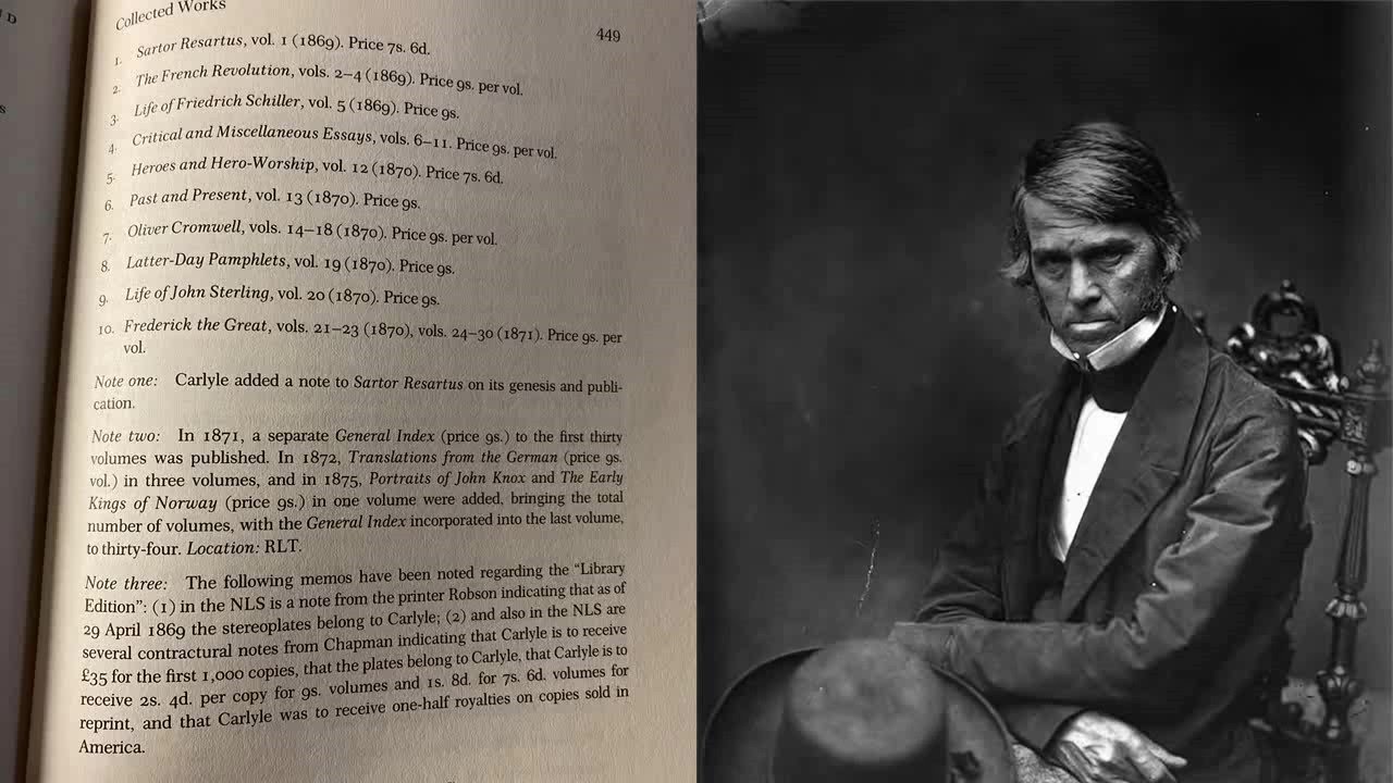 Thomas Carlyle: Book Guide