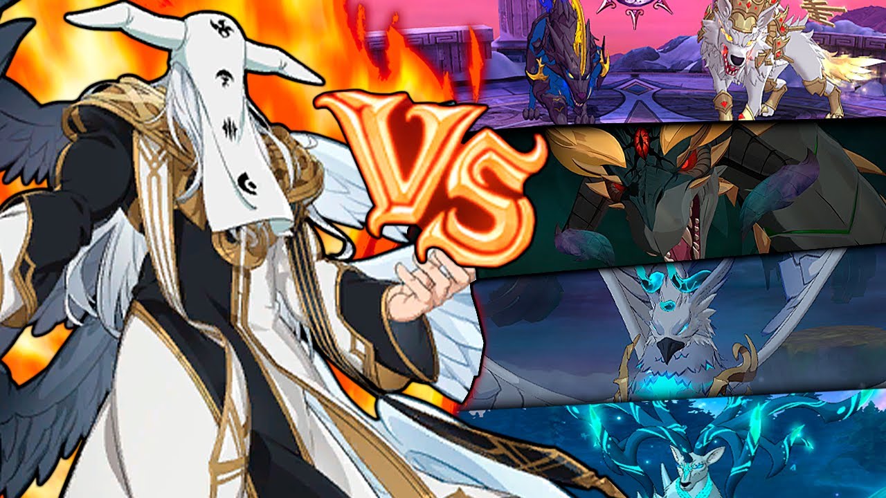 FLOP OU BOM? MAEL ANJO CAÍDO VS BESTAS DEMONÍACAS!(HRAESVELGR, EIKTHYRNIR, SKOLL E NIDHOGGR! 7DSGC