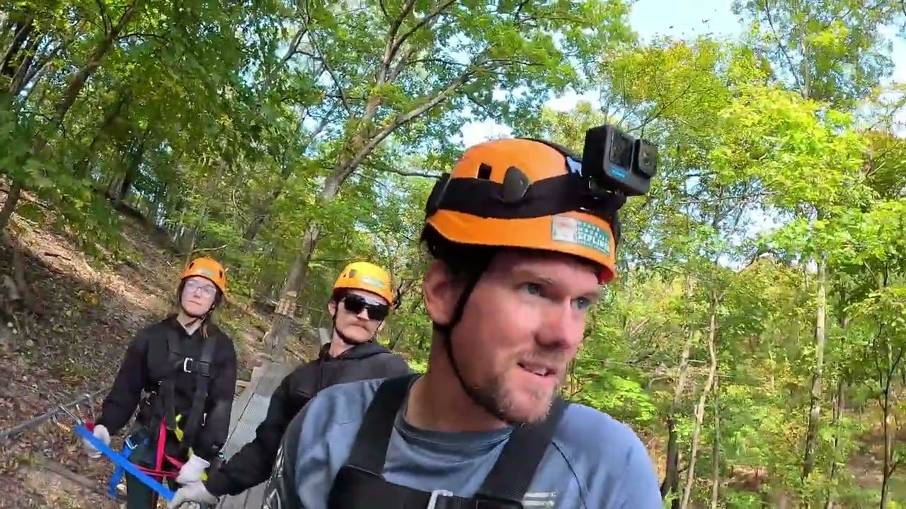 Ozark Mountain Zip Lines Eureka Springs Raychel POV 10-23-25