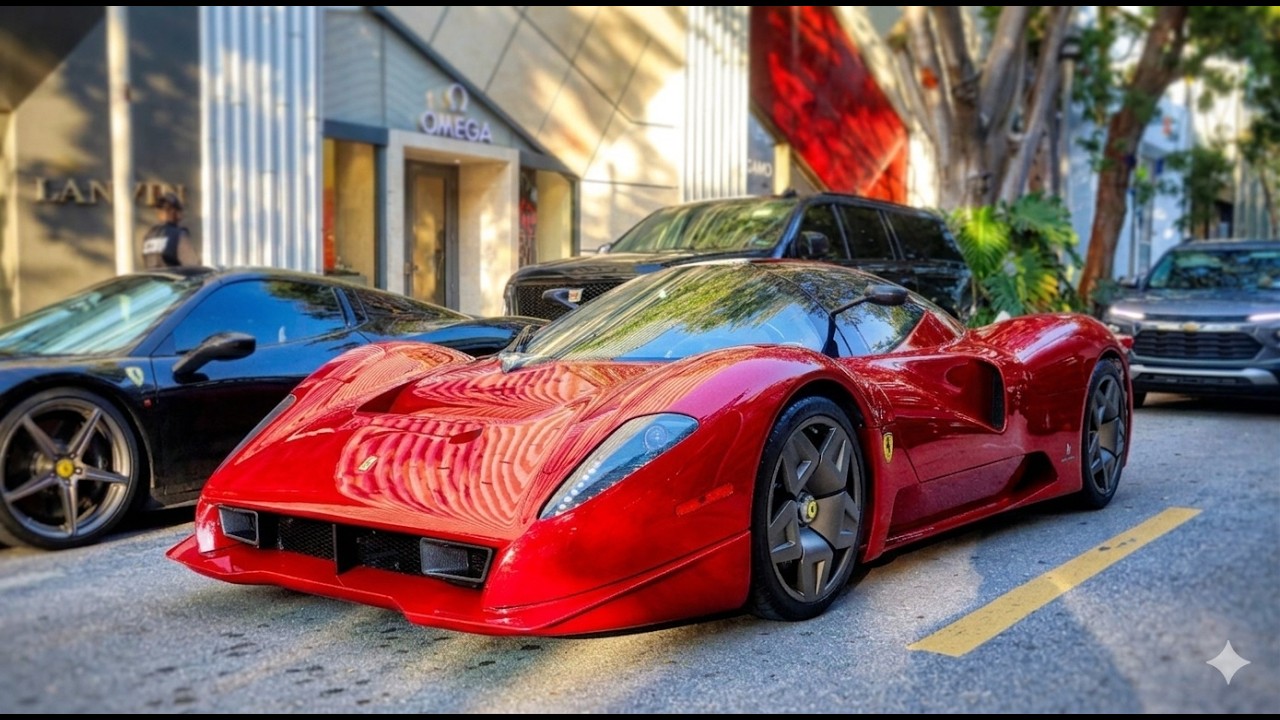 SUPERCAR HYPERCAR $100M CHAOS ON MIAMI STREETS - Pagani UTOPIA, Huayra, Bugatti, Valkyrie, Ferrari