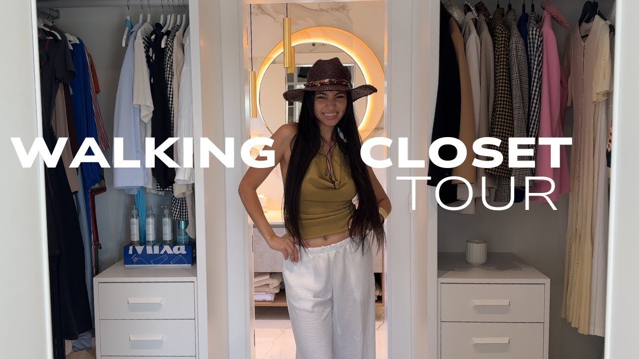 Walk in closet tour: my favourite pieces, staples, bag collection, shoes and more!