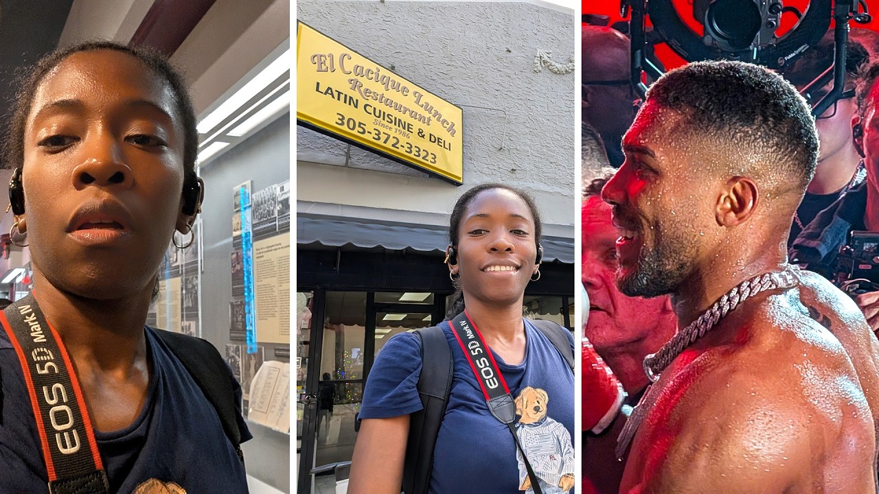 Miami Day 3: HistoryMiami Museum, Cacique Restaurant, & Jake Paul vs Anthony Joshua Fight Night