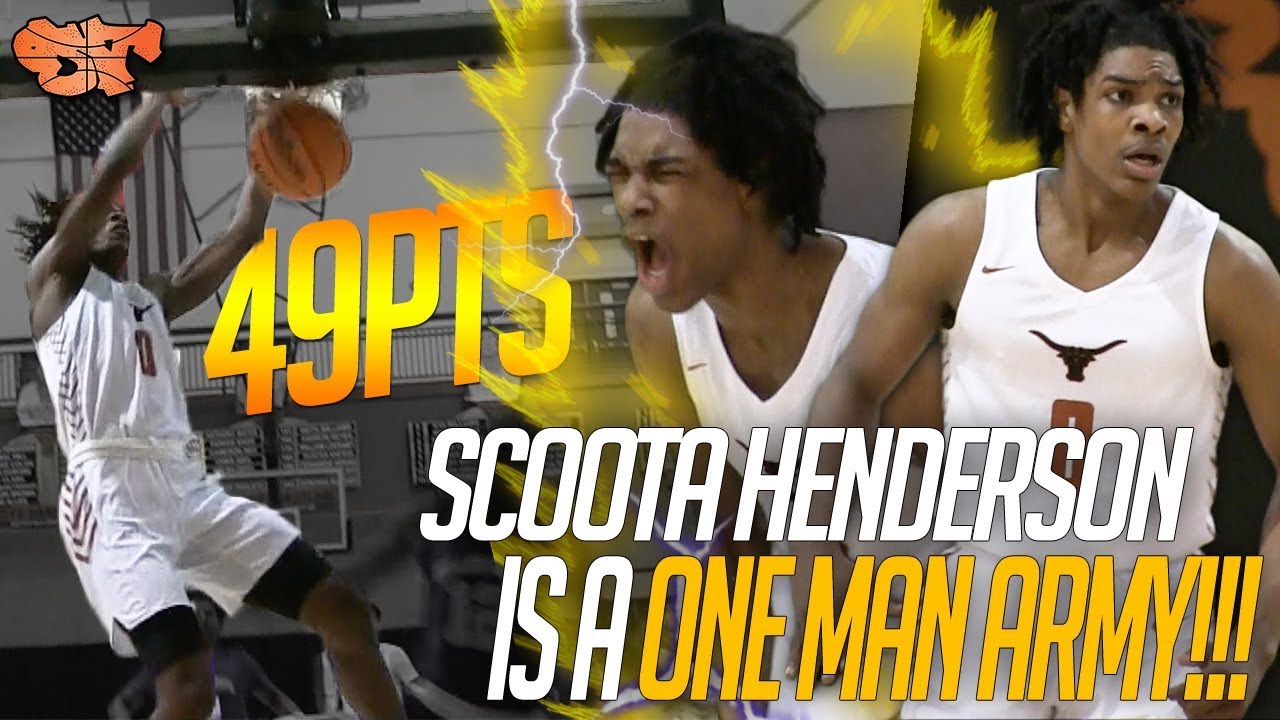 SCOOTA HENDERSON IS ON ANOTHER LEVEL!!!! 49PTS in a PHYSICAL Overtime State Playoff Thriller