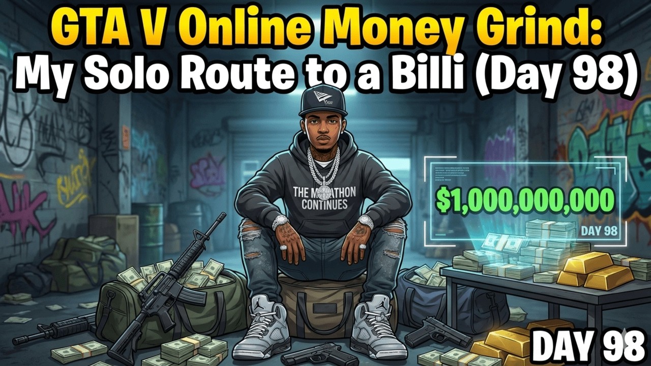 Day 98 - GTA V Online Money Grind: My Solo Route to a Billi