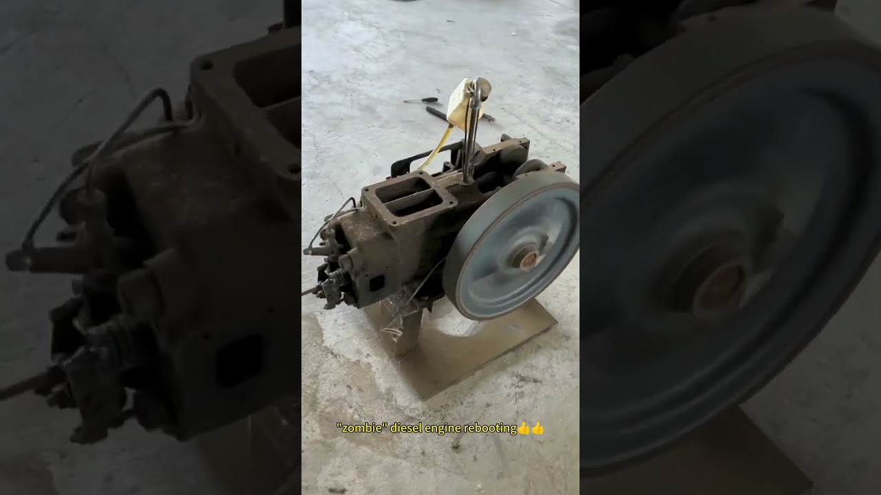single cylinder diesel engine still is a mystery !