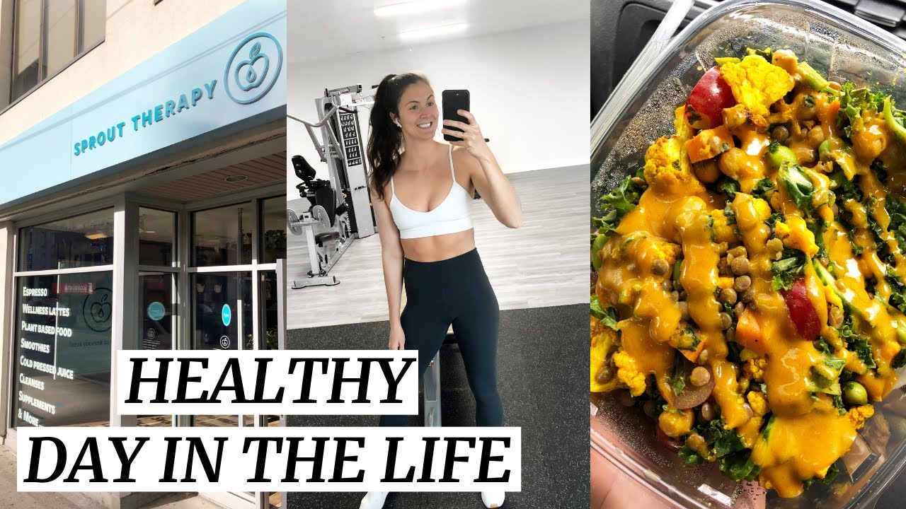 Healthy Day in the Life: Workout, New Café and Grocery Haul